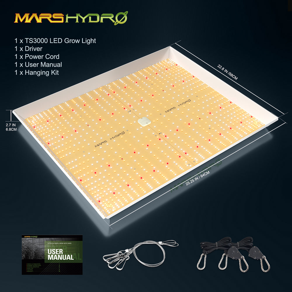 Mars hydro TS3000 植物用LEDライト – BLOOM LIGHT SHOP